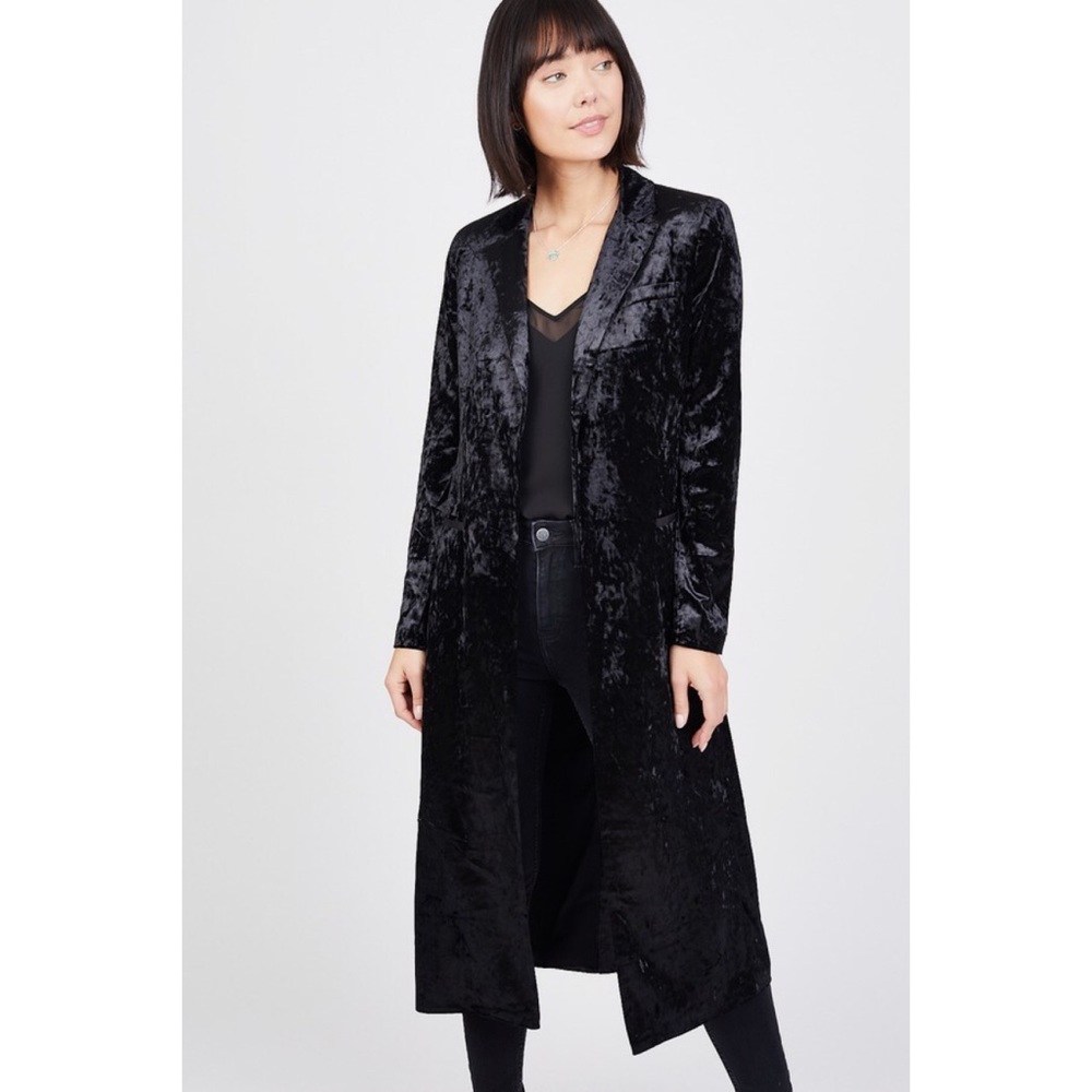 Juicy Couture Black Velvet Duster